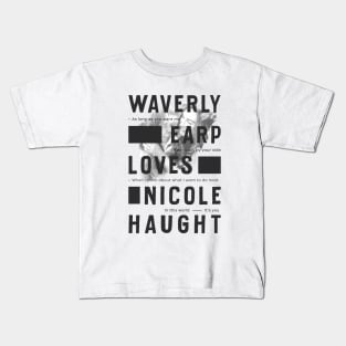 Wayhaught Love Quote Kids T-Shirt